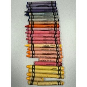 Vintage Crayola Crayons Collection Rare Retired Colors